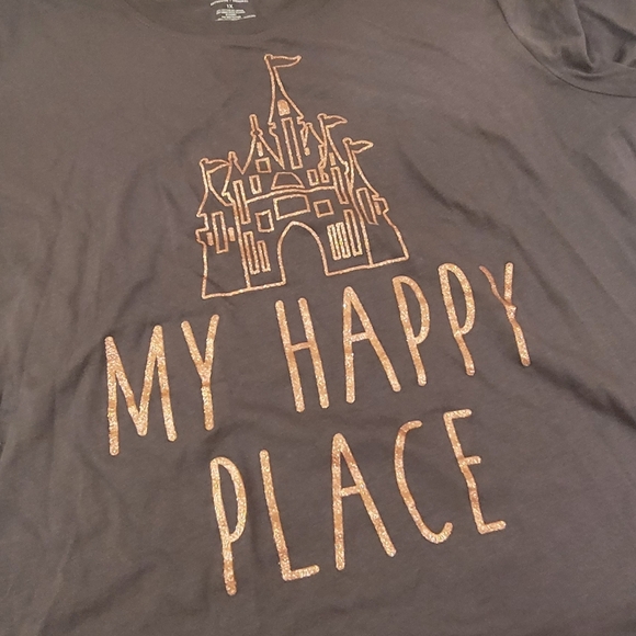 Disney - My Happy Place tee - Sz 1x - Picture 3 of 4